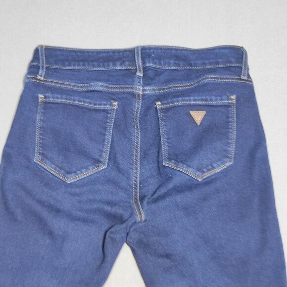 Guess Jeans women's size 29 ink blue colour sexy curve mid-rise skinny - Picture 4 of 15